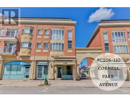 #C206 -110 CORNELL PARK AVE, markham, Ontario